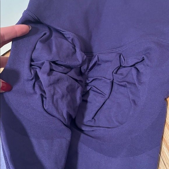 Purple women Crop Top and leggings set - Picture 6 of 6